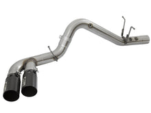 Carica l&#39;immagine nel visualizzatore di Gallery, aFe Victory Series 4in 409-SS DPF-Back Exhaust w/ Dual Black Tips 2017 GM Duramax V8-6.6L(td) L5P