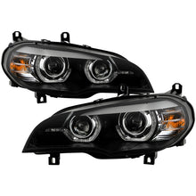 Load image into Gallery viewer, Spyder BMW X5 E70 07-10 Xenon/HID AFS High-Power LED Headlights - Black PRO-YD-BMWE7007AFSHIDAP-BK