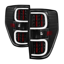 Carica l&#39;immagine nel visualizzatore di Gallery, xTune Ford F150 09-14 LED Tail Lights - Black ALT-ON-FF15009-LBLED-BK