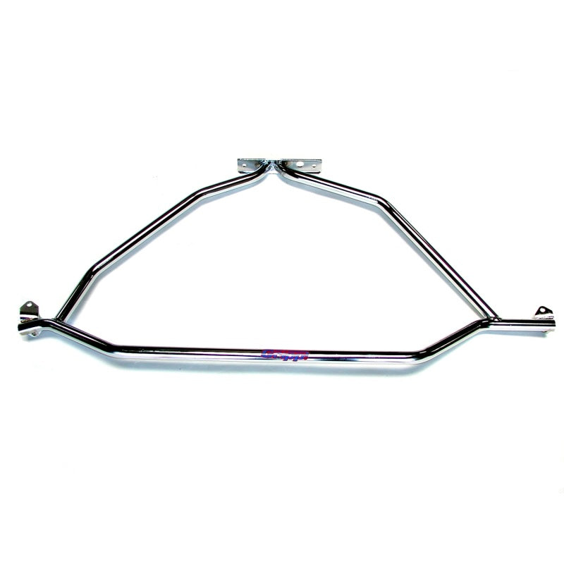 BBK 86-93 Mustang 5.0 Tubular Strut Tower Brace - Polished Chrome Finish