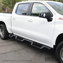 Laden Sie das Bild in den Galerie-Viewer, Westin 2019 Chevrolet Silverado/Sierra 1500 (5.5ft) Drop Wheel to Wheel Nerf Step Bars - Txt Black