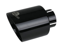 Cargar imagen en el visor de la galería, aFe Takeda 409 SS Clamp-On Exhaust Tip 2.5in. Inlet / 4.5in. Outlet / 7in. L - Black