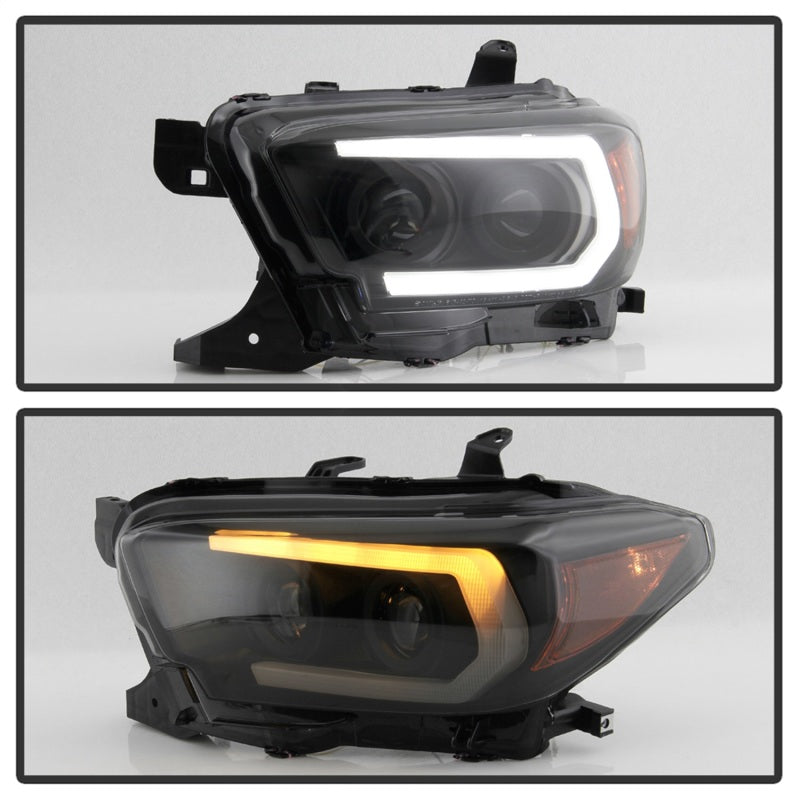 Spyder Toyota Tacoma 16-18 (SR5 Model Only) Projector Headlights Black Smoke PRO-YD-TT16-LB-BSM