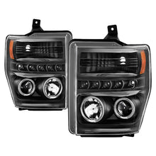 Load image into Gallery viewer, Spyder Signature Ford F250/350/450 Super Duty 08-10 Projector Headlights (PRO-YD-FS08-HL-BKV2)