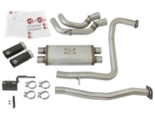 Carica l&#39;immagine nel visualizzatore di Gallery, aFe POWER Rebel Series 2-1/2in 409 SS Cat Back Exhaust w/ Black Tips 16-17 Nissan Titan V8 5.6L