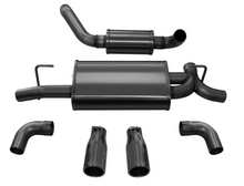 Carica l&#39;immagine nel visualizzatore di Gallery, Corsa 18+ Jeep Wrangler JL 2.5in Dual Rear Exit Black Tips Touring Axle-Back Exhaust