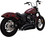 VANCE & HINES Big Radius Exhaust - Black 46077