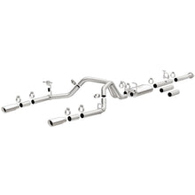 गैलरी व्यूवर में इमेज लोड करें, MagnaFlow Stainless Cat-Back Exhaust 2015 Chevy Silverado 2500HD 6.0L Dual Split Rear Exit 4in