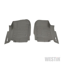 गैलरी व्यूवर में इमेज लोड करें, Westin 2017-2018 Ford Super Duty Regular/Super/Crew Cab Wade Sure-Fit Floor Liners Front - Gray