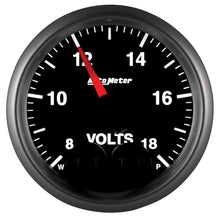 Laden Sie das Bild in den Galerie-Viewer, Autometer Elite 52.4mm Peak &amp; Warn w/ Electronic Control 8-18 Volt Voltmeter