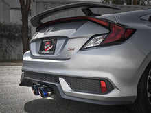 Cargar imagen en el visor de la galería, aFe Takeda 3in 304 SS Cat-Back Exhaust System w/ Blue Tips 2017 Honda Civic Si I4 1.5L (t)