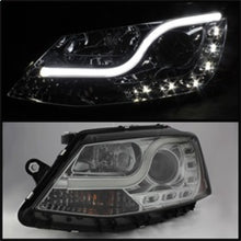 Cargar imagen en el visor de la galería, Spyder Volkswagen Jetta 11-14 Projector Headlights Halogen Light Tube DRL Smke PRO-YD-VJ11-LTDRL-SM