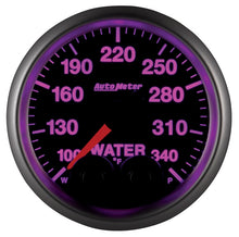 गैलरी व्यूवर में इमेज लोड करें, Autometer Elite 52mm 100-340 Deg F Water Temperature Peak and Warn Gauge w/ Electonic Control