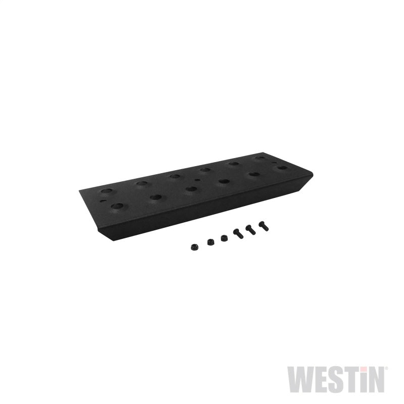 Westin Replacement service kit includes 11 inch die stamped step pad and fasteners - Black