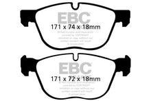 Cargar imagen en el visor de la galería, EBC 07-10 BMW X5 3.0 Yellowstuff Front Brake Pads