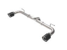 Cargar imagen en el visor de la galería, aFe Takeda 2-1/2in 304 SS Axle-Back Exhaust w/ Carbon Fiber Tips 14-18 Mazda 3 L4 2.0L/2.5L