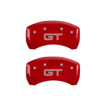 Carica l&#39;immagine nel visualizzatore di Gallery, MGP Rear set 2 Caliper Covers Engraved Rear S197/GT Red finish silver ch