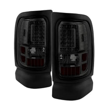 Carica l&#39;immagine nel visualizzatore di Gallery, Xtune Dodge Ram 1500 94-01 C-Shape LED Tail Lights Smoke ALT-ON-DRAM94-G2-LED-SM