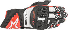 Laden Sie das Bild in den Galerie-Viewer, ALPINESTARS GP Pro R3 Gloves - Black/White/Red - Medium 3556719-1304-M