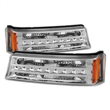 गैलरी व्यूवर में इमेज लोड करें, Xtune Chevy Silverado 03-06 / Avalanche 02-06 LED Bumper Lights Chrome CBL-JH-CS03-LED-C