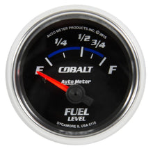 Laden Sie das Bild in den Galerie-Viewer, Autometer Cobalt Gauge Fuel Level 2 1/16in 16e To 158f Elec Cobalt