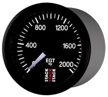 Laden Sie das Bild in den Galerie-Viewer, Autometer Stack 52mm 0-2000 Deg F Pro Stepper Motor Exhaust Gas Temp Gauge - Black