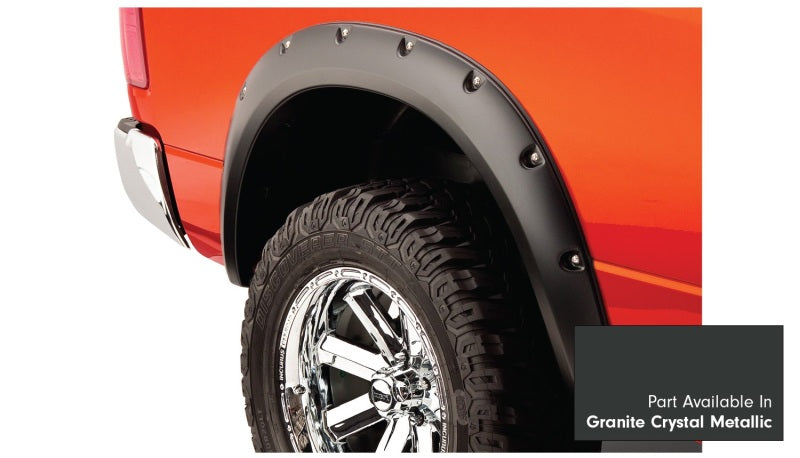 Bushwacker 16-18 Ram 1500 Fleetside Pocket Style Flares 4pc 67.4/76.3/96.3in Bed - Granite Crystal