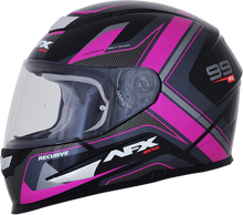 Laden Sie das Bild in den Galerie-Viewer, AFX FX-99 Helmet - Recurve - Black/Fuchsia - XL 0101-11105