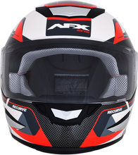 Laden Sie das Bild in den Galerie-Viewer, AFX FX-99 Helmet - Recurve - Pearl White/Red - Large 0101-11128