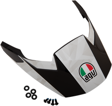 Carica l&#39;immagine nel visualizzatore di Gallery, AGV AX9 Peak - Black/White/Cyan 21KIT76337005 N