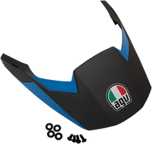 Carica l&#39;immagine nel visualizzatore di Gallery, AGV AX9 Peak - Matte Black/Cyan 21KIT76337006 N