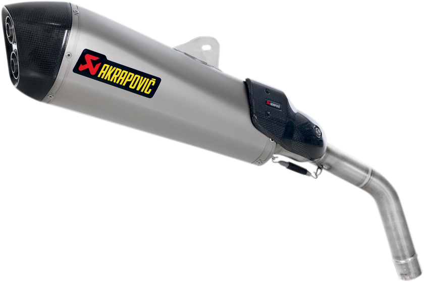 AKRAPOVIC Muffler - Titanium - Tiger 800 S-T800SO1-HZAAT