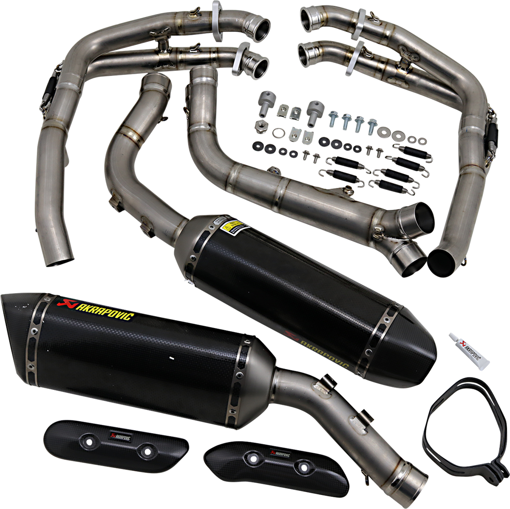 AKRAPOVIC Evolution Exhaust - Carbon Fiber - YZF-R1 S-Y10RFT10-ZC/2