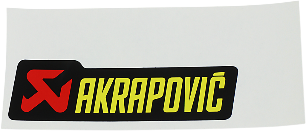 AKRAPOVIC Replacement Sticker P-HST12AL