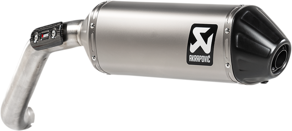 AKRAPOVIC Moto Guzzi V85 Titanium Muffler S-MG8SO1-HFTT