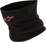 ALPINESTARS Neckwarmer - Black/Pink 4758614-1039