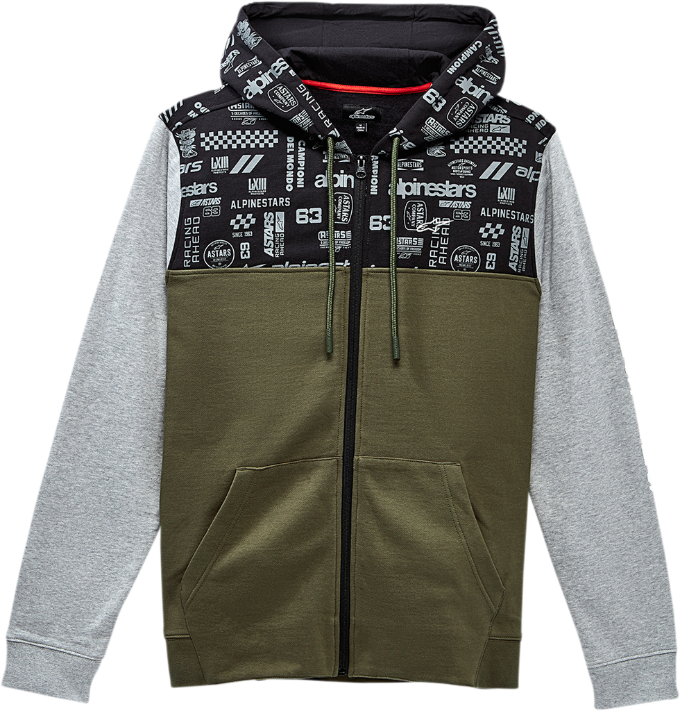 ALPINESTARS Perpetuity Hoodie - Military Green - Large 123053170690L