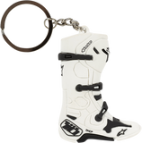 ALPINESTARS Key Fob - Tech 10 Boot - White 12309400020