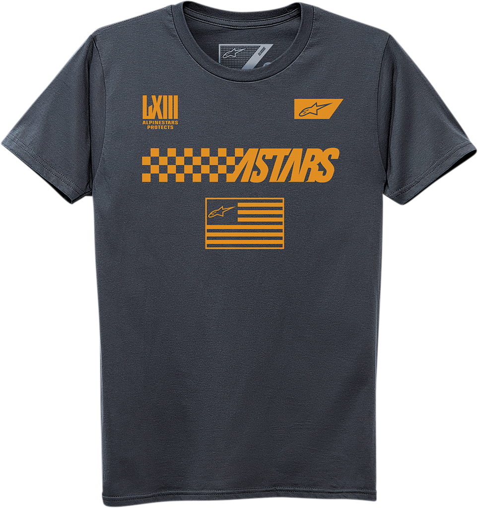 ALPINESTARS Front T-Shirt - Charcoal - Large 12307211118L