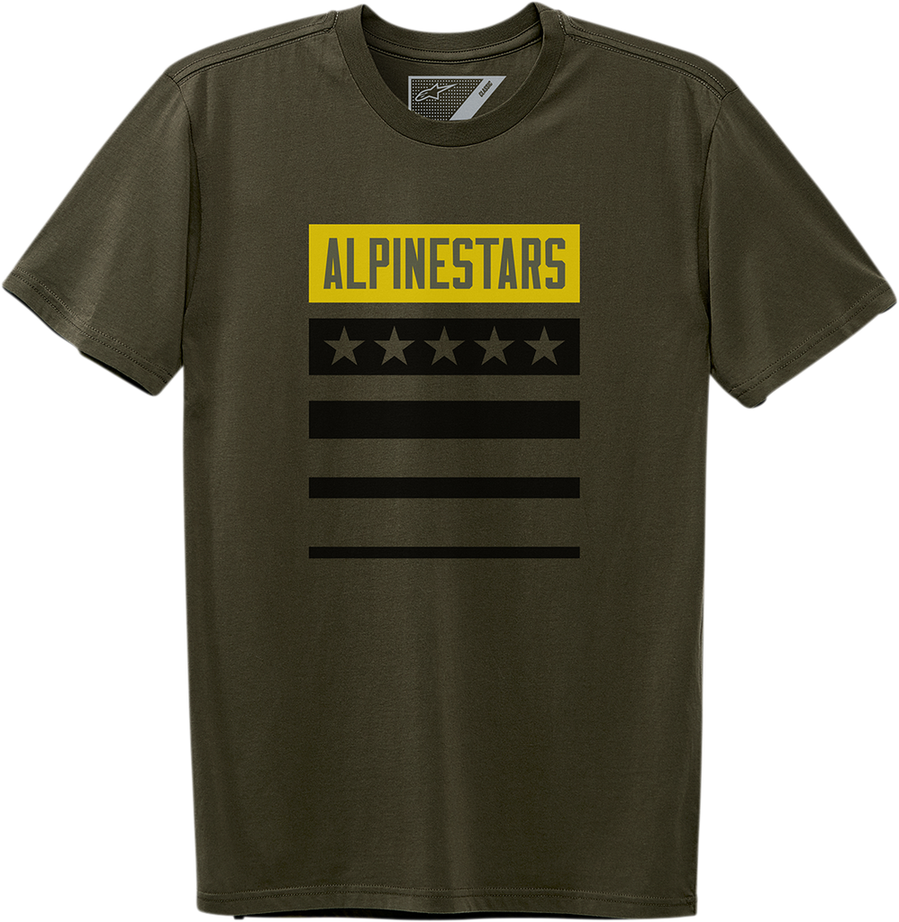 ALPINESTARS National T-Shirt - Military Green - Medium 123072104690M