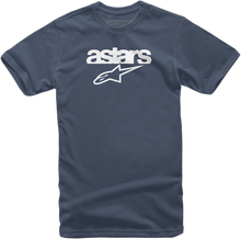 Load image into Gallery viewer, ALPINESTARS Heritage Blaze T-Shirt - Navy - Medium 1038-72002-70-M