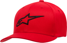 Load image into Gallery viewer, ALPINESTARS Ageless Hat- Curved Bill - Red/Black - Large/XL 1017810103010LX