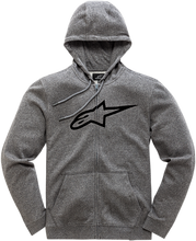 Charger l&#39;image dans la galerie, ALPINESTARS Ageless 2 Zip Hoodie - Heather Gray/Black - Medium 1038530521126M