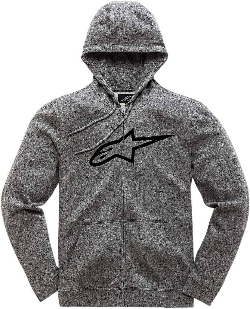 ALPINESTARS Ageless 2 Zip Hoodie - Heather Gray/Black - 2XL 10385305211262X