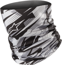 Laden Sie das Bild in den Galerie-Viewer, ALPINESTARS Neck Tube - Blurred - Black/Light Gray 4759019104