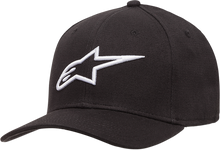 Charger l&#39;image dans la galerie, ALPINESTARS Ageless Hat - Curved Bll - Black/White - Small/Medium 1017810101020SM