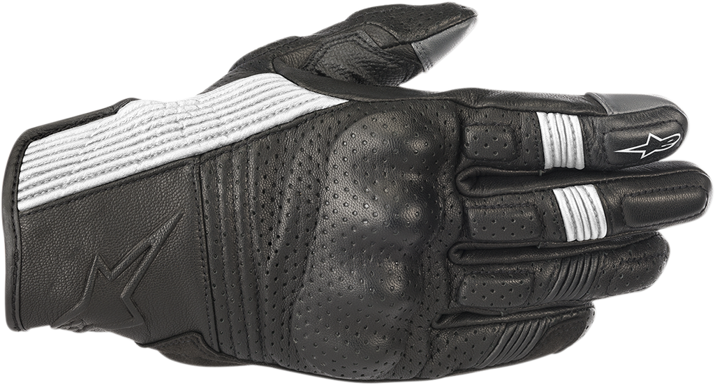 ALPINESTARS Mustang V2 Gloves - Black/White - Small 3566118-12-S