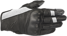 Laden Sie das Bild in den Galerie-Viewer, ALPINESTARS Mustang V2 Gloves - Black/White - Small 3566118-12-S