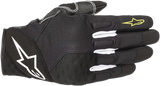 ALPINESTARS Crossland Gloves - Black/Yellow - L 3566518-155-L