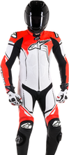 Laden Sie das Bild in den Galerie-Viewer, ALPINESTARS GP Plus v2 1-Piece Leather Suit - White/Black/Red Fluorescent - US 38 / EU 48 3150518-233-48